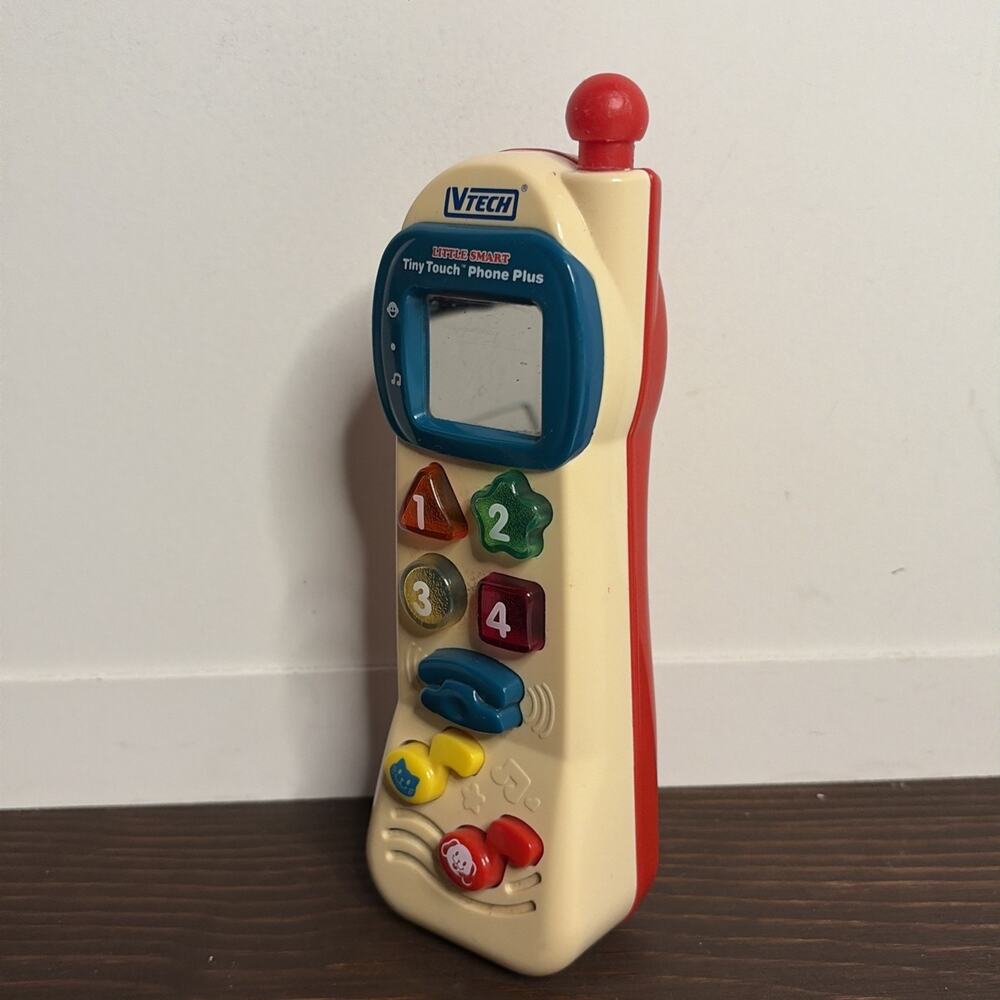 VTech Little Smart Tiny Touch Plus Phone Tested Working Batteries Included - Picture 2 of 10